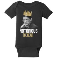 Notorious RBG Classic Ruth Crown Baby Bodysuit