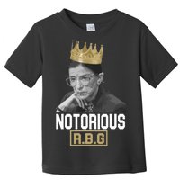 Notorious RBG Classic Ruth Crown Toddler T-Shirt