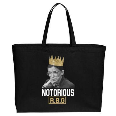 Notorious RBG Classic Ruth Crown Cotton Canvas Jumbo Tote