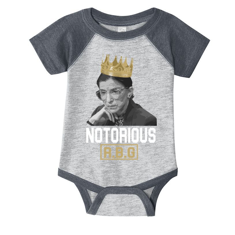 Notorious RBG Classic Ruth Crown Infant Baby Jersey Bodysuit