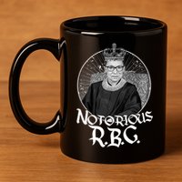 Notorious RBG Crown 11oz C Handle Ceramic Mug