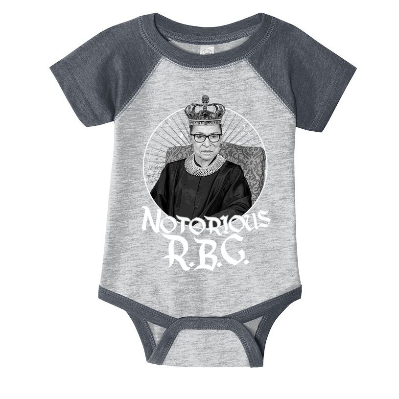 Notorious RBG Crown Infant Baby Jersey Bodysuit