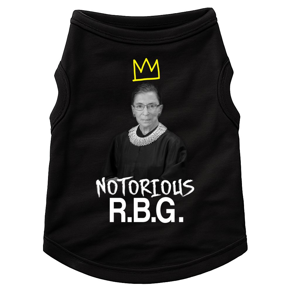 Notorious RBG Crown Ruth Bader Ginsburg Doggie Tank