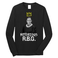 Notorious RBG Crown Ruth Bader Ginsburg Long Sleeve Shirt
