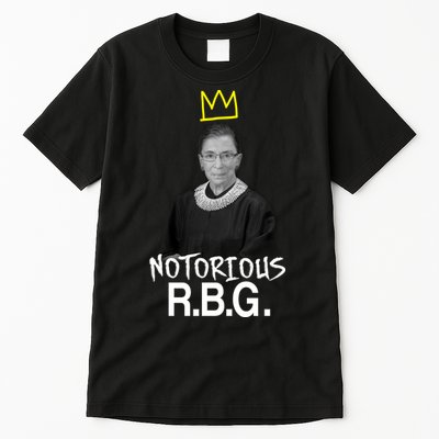 Notorious RBG Crown Ruth Bader Ginsburg Tall T-Shirt