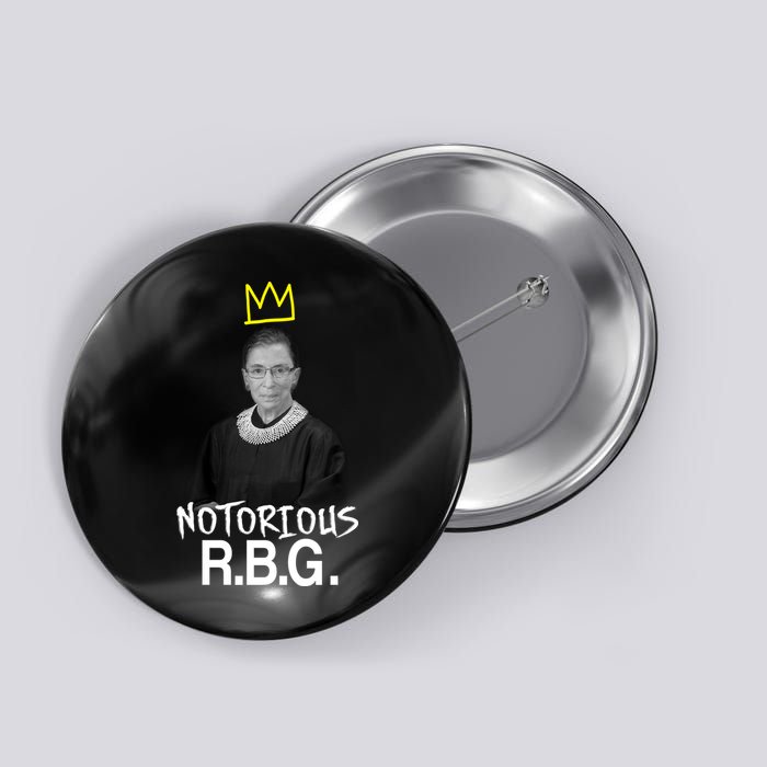 Notorious RBG Crown Ruth Bader Ginsburg Button