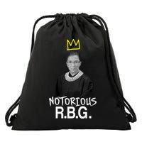 Notorious RBG Crown Ruth Bader Ginsburg Drawstring Bag