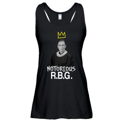 Notorious RBG Crown Ruth Bader Ginsburg Ladies Essential Flowy Tank