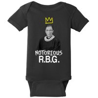 Notorious RBG Crown Ruth Bader Ginsburg Baby Bodysuit