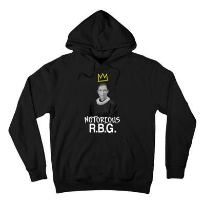 Notorious RBG Crown Ruth Bader Ginsburg Tall Hoodie