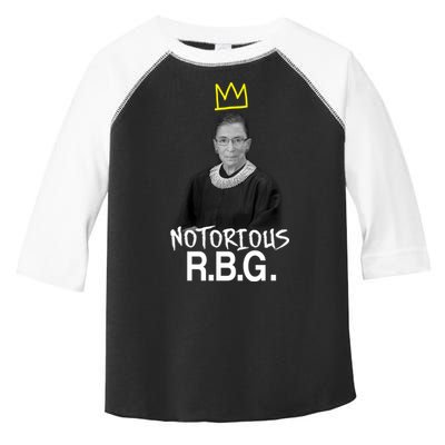 Notorious RBG Crown Ruth Bader Ginsburg Toddler Fine Jersey T-Shirt