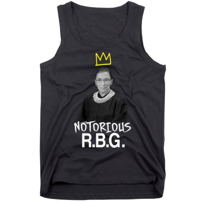 Notorious RBG Crown Ruth Bader Ginsburg Tank Top