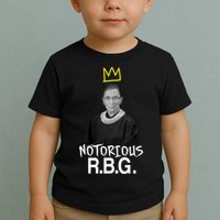 Notorious RBG Crown Ruth Bader Ginsburg Toddler T-Shirt