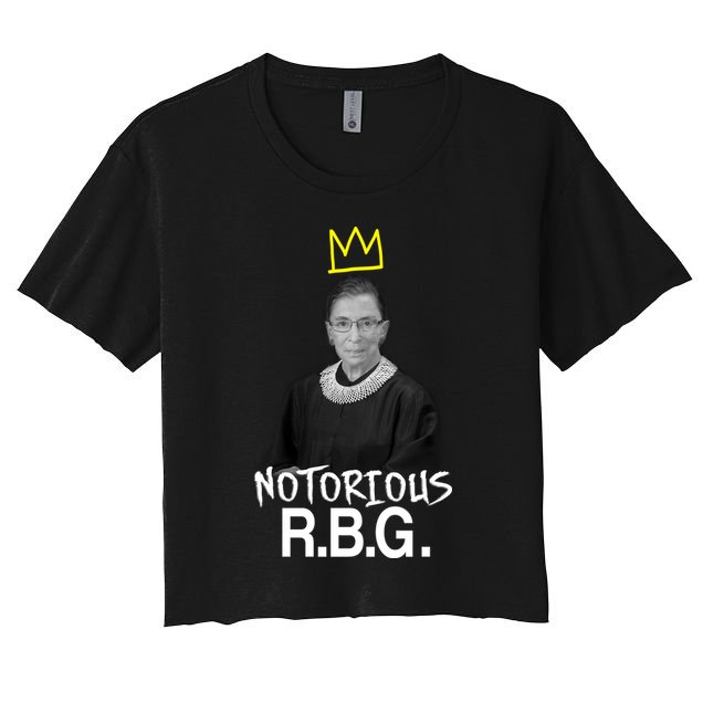 Notorious RBG Crown Ruth Bader Ginsburg Crop Top