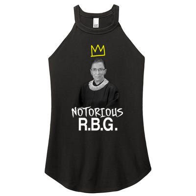 Notorious RBG Crown Ruth Bader Ginsburg Women's Perfect Tri Rocker Tank