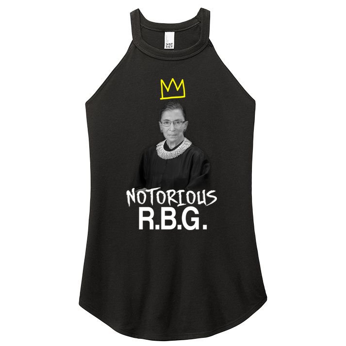 Notorious RBG Crown Ruth Bader Ginsburg Women's Perfect Tri Rocker Tank
