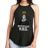 Notorious RBG Crown Ruth Bader Ginsburg Women's Perfect Tri Rocker Tank