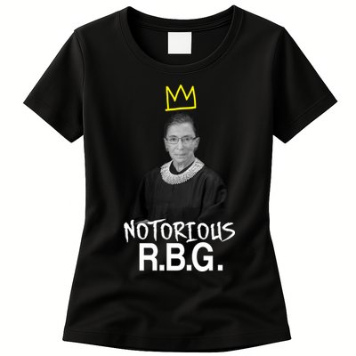 Notorious RBG Crown Ruth Bader Ginsburg Womens T-Shirt