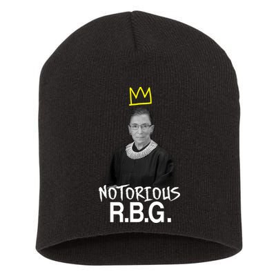Notorious RBG Crown Ruth Bader Ginsburg Short Acrylic Beanie