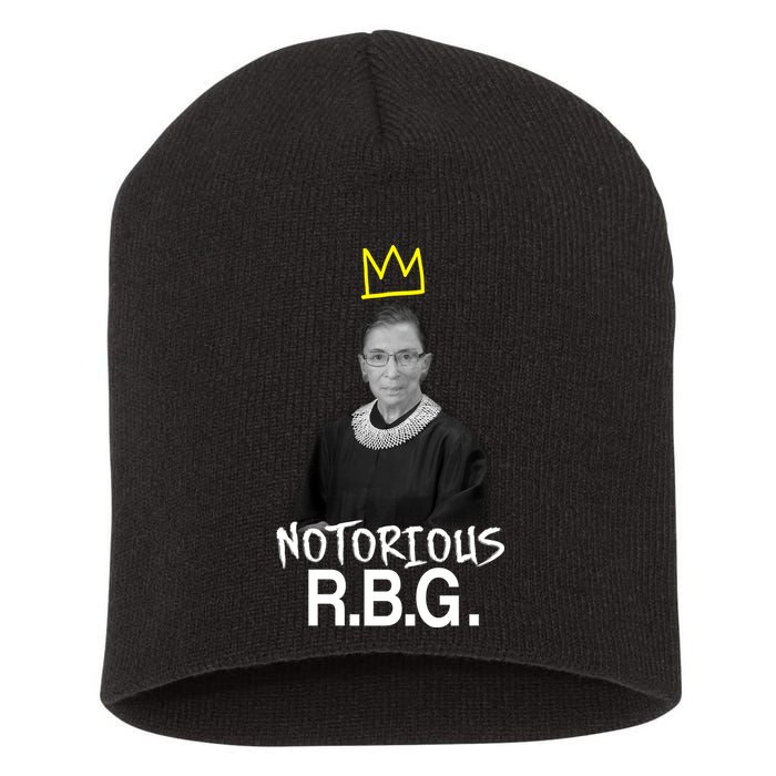 Notorious RBG Crown Ruth Bader Ginsburg Short Acrylic Beanie