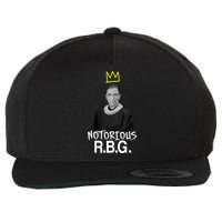Notorious RBG Crown Ruth Bader Ginsburg Wool Snapback Cap