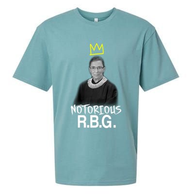 Notorious RBG Crown Ruth Bader Ginsburg Sueded Cloud Jersey T-Shirt