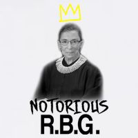 Notorious RBG Crown Ruth Bader Ginsburg Garment-Dyed Sweatshirt