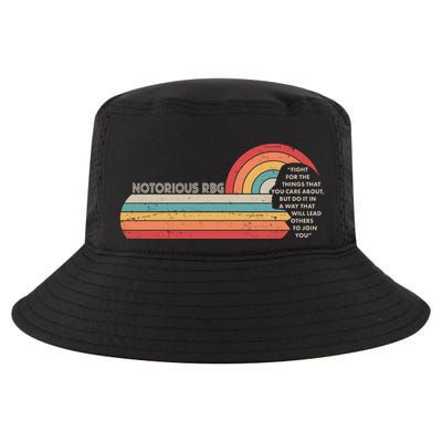 Notorious RBG Fight Quote Ruth Bader Ginsburg Tribute Cool Comfort Performance Bucket Hat