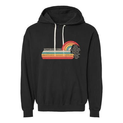 Notorious RBG Fight Quote Ruth Bader Ginsburg Tribute Garment-Dyed Fleece Hoodie