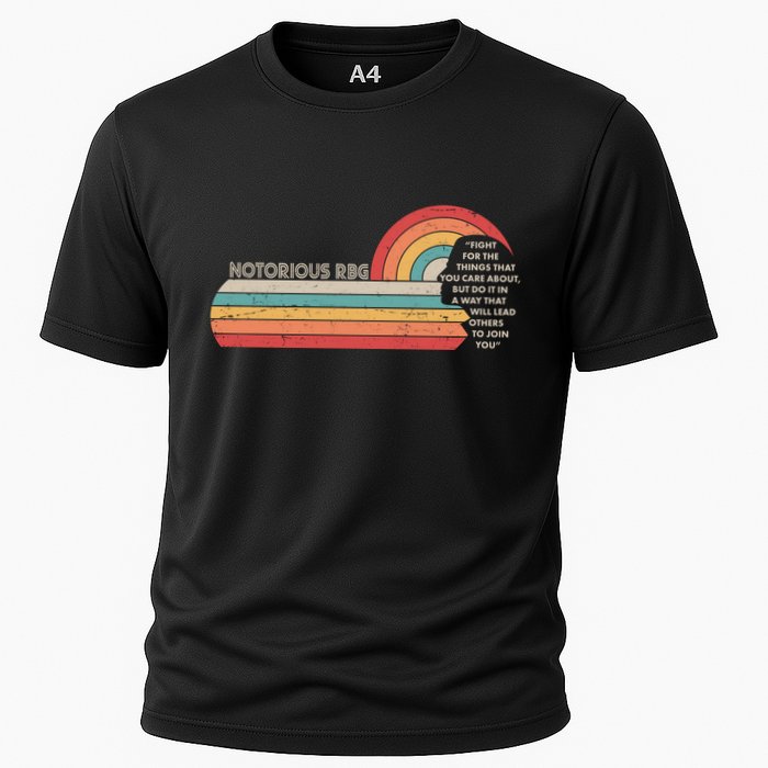 Notorious RBG Fight Quote Ruth Bader Ginsburg Tribute Cooling Performance Crew T-Shirt