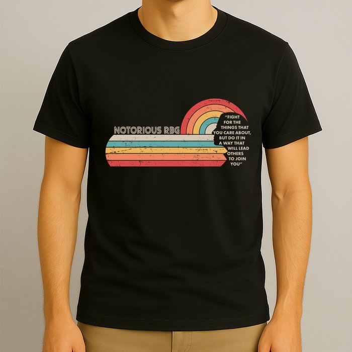 Notorious RBG Fight Quote Ruth Bader Ginsburg Tribute T-Shirt