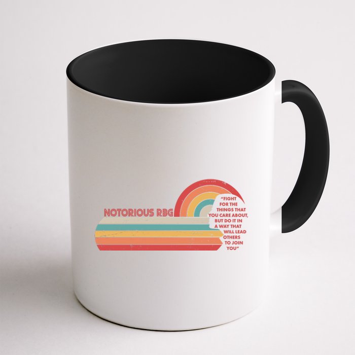 Notorious RBG Fight Quote Ruth Bader Ginsburg Tribute Coffee Mug