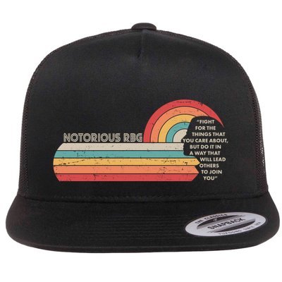 Notorious RBG Fight Quote Ruth Bader Ginsburg Tribute Flatbill Hat