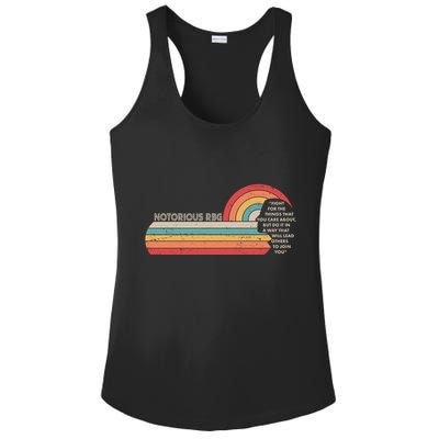 Notorious RBG Fight Quote Ruth Bader Ginsburg Tribute Ladies PosiCharge Competitor Racerback Tank