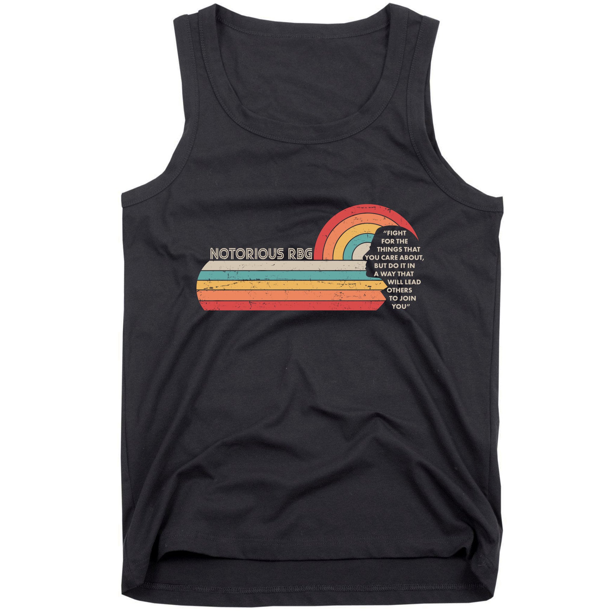 Notorious RBG Fight Quote Ruth Bader Ginsburg Tribute Tank Top