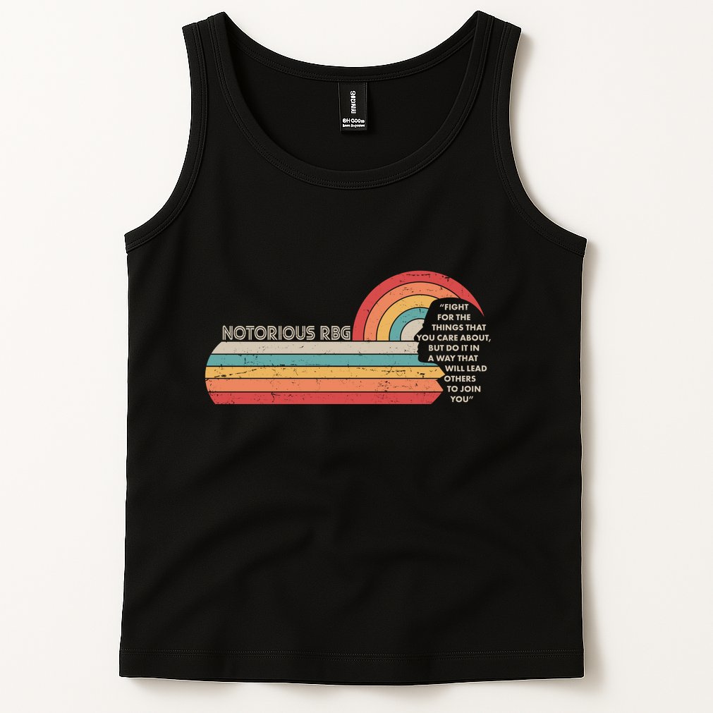 Notorious RBG Fight Quote Ruth Bader Ginsburg Tribute Tank Top