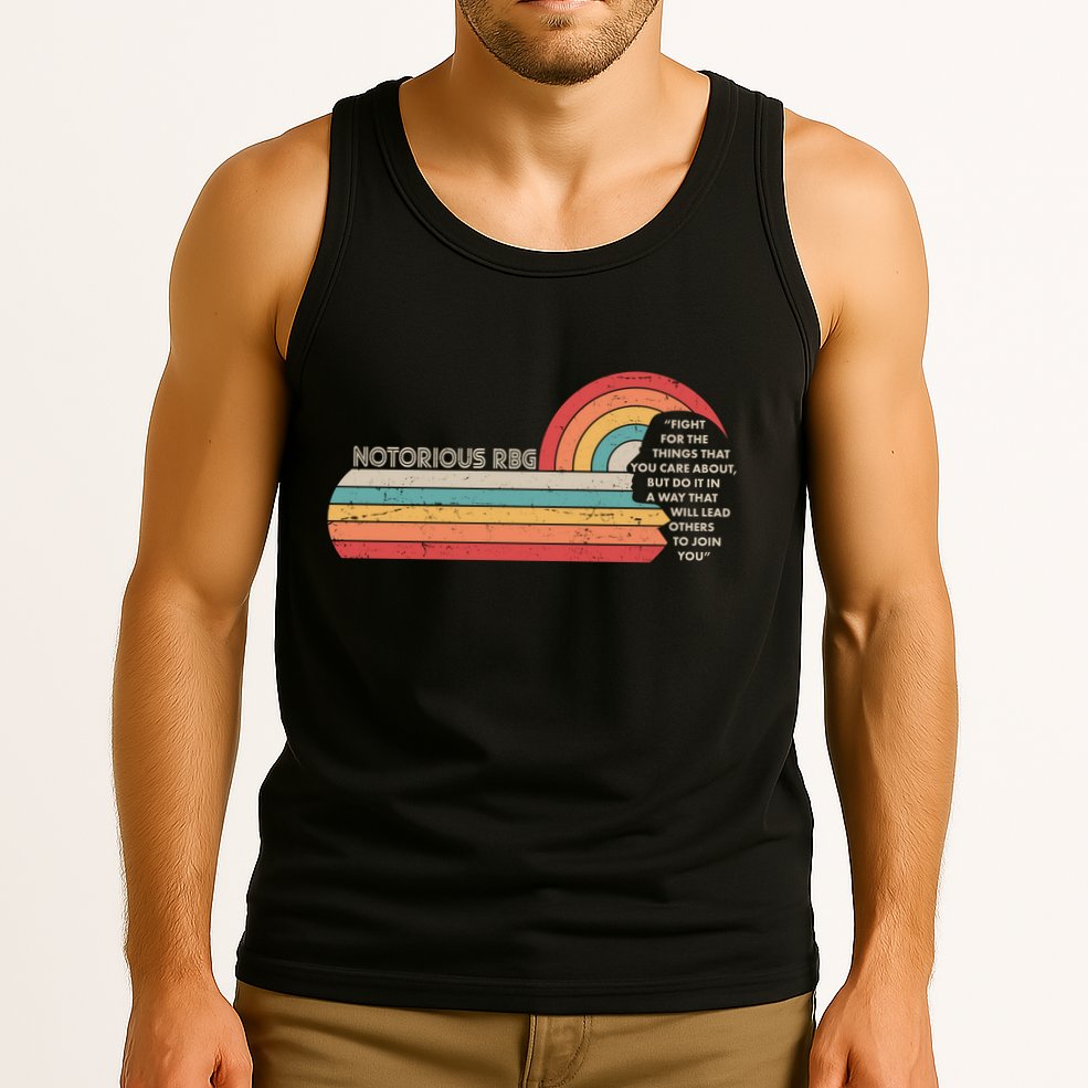 Notorious RBG Fight Quote Ruth Bader Ginsburg Tribute Tank Top