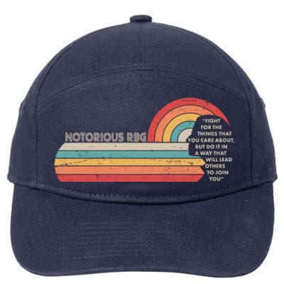 Notorious RBG Fight Quote Ruth Bader Ginsburg Tribute 7-Panel Snapback Hat