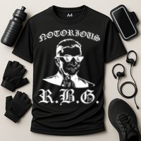 Notorious RBG Gangster Sunglasses Cooling Performance Crew T-Shirt