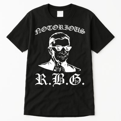 Notorious RBG Gangster Sunglasses Tall T-Shirt