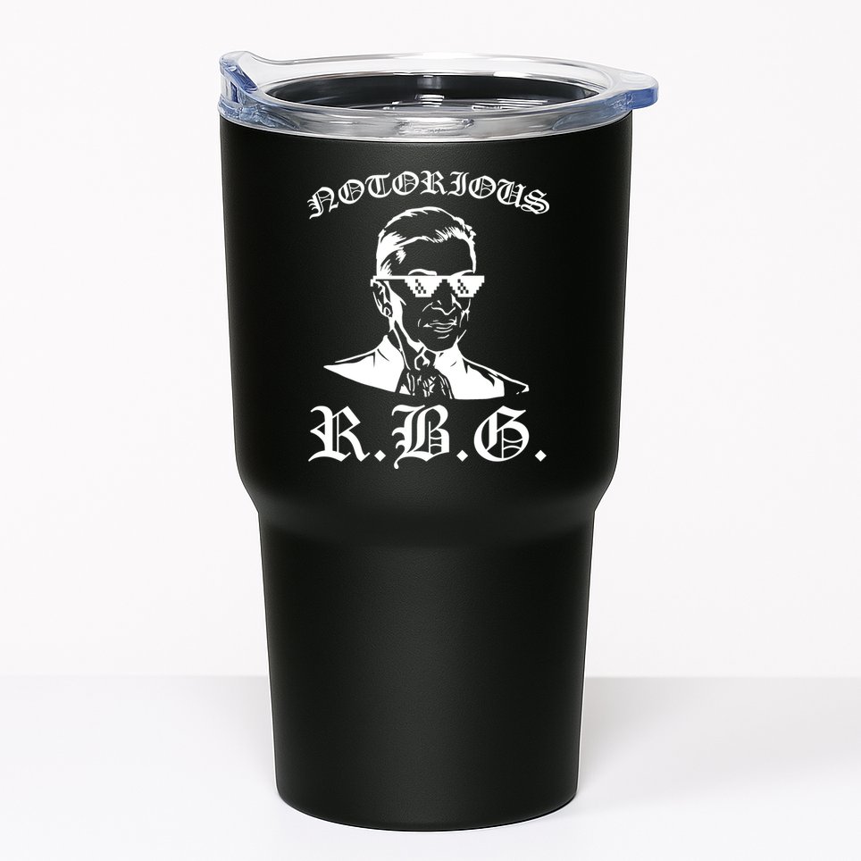 Notorious RBG Gangster Sunglasses Tumbler