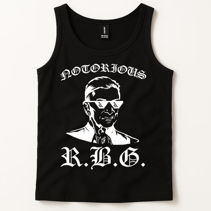 Notorious RBG Gangster Sunglasses Tank Top
