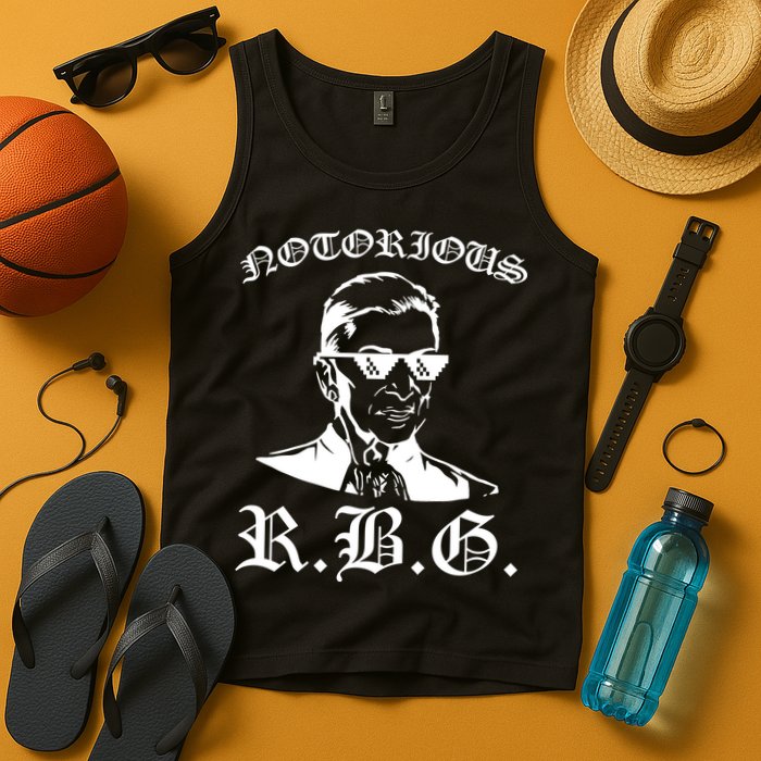 Notorious RBG Gangster Sunglasses Tank Top