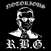 Notorious RBG Gangster Sunglasses Tank Top