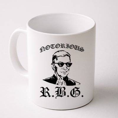 Notorious RBG Gangster Sunglasses Coffee Mug