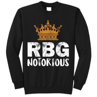 Notorious RBG Ginsburg Vintage Crown Sweatshirt