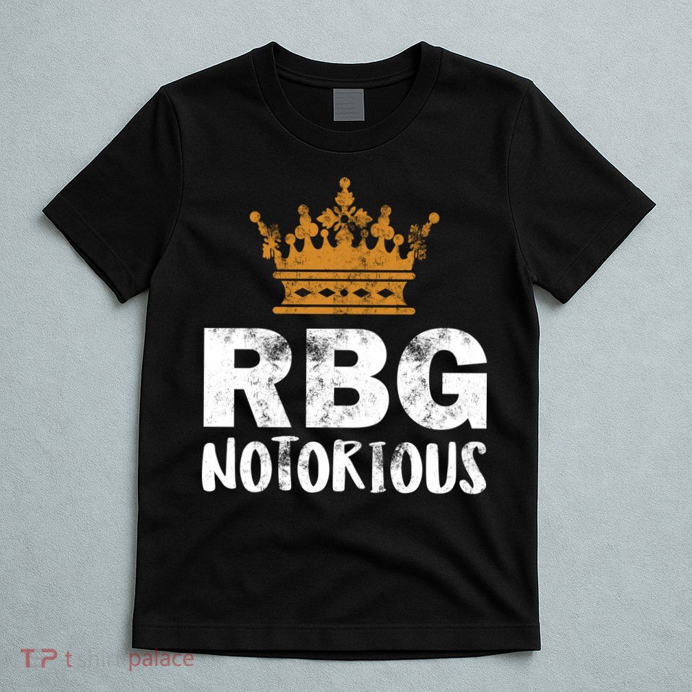 Notorious RBG Ginsburg Vintage Crown T-Shirt
