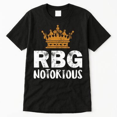 Notorious RBG Ginsburg Vintage Crown Tall T-Shirt