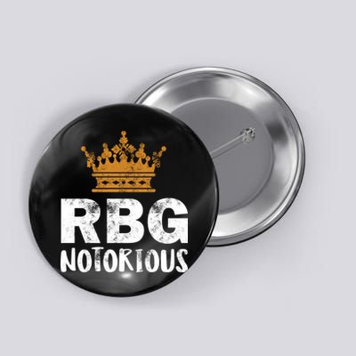 Notorious RBG Ginsburg Vintage Crown Button