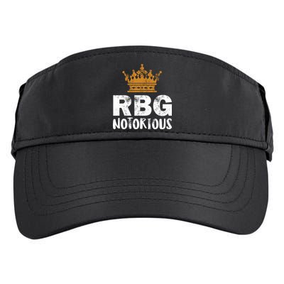 Notorious RBG Ginsburg Vintage Crown Adult Drive Performance Visor